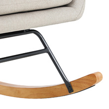 Clark Linen-look Rocking Chair